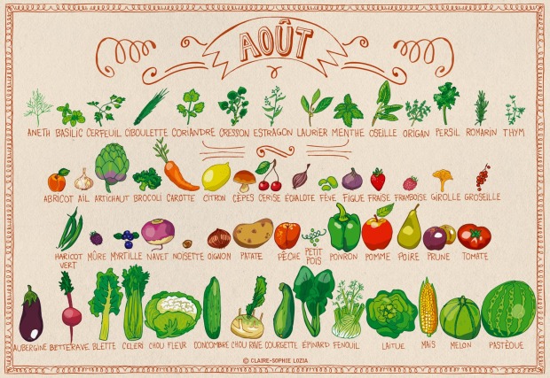 Fruits & Légumes Août